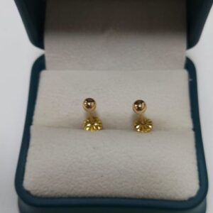 Aro Bebe Bolita #3 18K