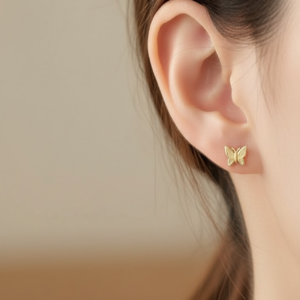 Aros Mariposa 0,7 Gr 18K