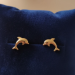 Aros Delfin Bebe Oro 18