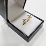 Aros Nudo De Bruja 0.7 Gr 18k