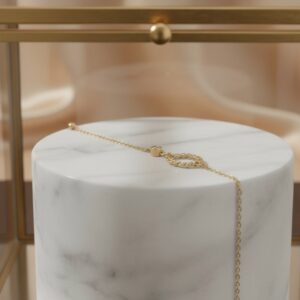 Pulsera Circon 18K 1.8 Gr