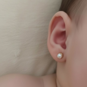 Aros Perla 4mm 18K 0.6 Gr