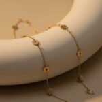 Pulsera Cadena Flor 18K 2.4 Gr