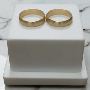 Argolla 4mm 4Gr El Par 18K Todas Las Medidas