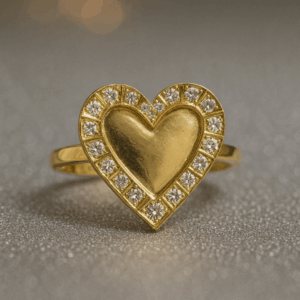Anillo Tazo Facetado Oro 18 k