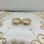 Argollas 5 Gr 5 mm Diamantadas Todas Las Medidas 18K