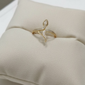 Anillo Serpiente 18k 2.5 Gr Todas Las Medidas