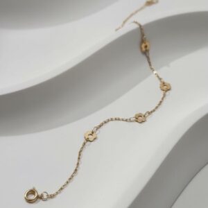 Pulsera Flor 2.3 Gr 18K