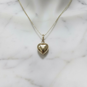 Cadena 1.9 Gr Corazón 0.6 Gr Oro 18K 50 Cm