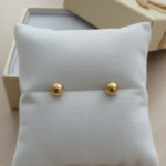 Aro Bolita #2 Oro de 18k