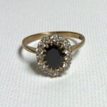 Anillo Roseta Onix Oro 18k