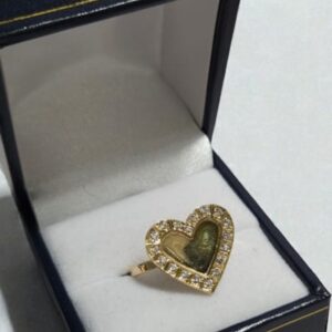 Anillo Tazo Facetado Oro 18 k