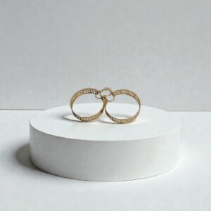 Aros Botes Ranura 7 gr Oro de 18k