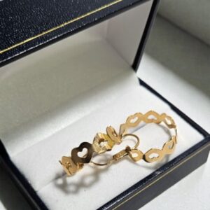 Aro Bote Corazón 5 gr oro 18k