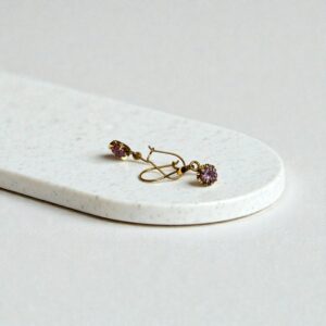 Aros Chaton Colgante Oro de 18K 2.8 GR