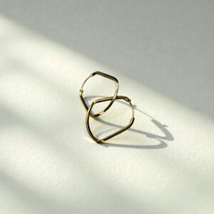 Aros Tubos Modelo Obal 1.8 G Oro de 18k