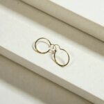 Aros Tubo #3 Oro 18K Peso 1.9 GR