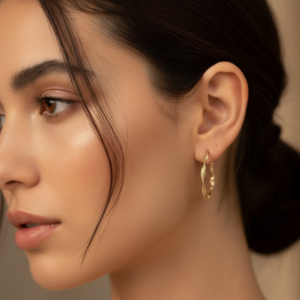 Aros Torsidos Facetados 3.0 Gr 18K