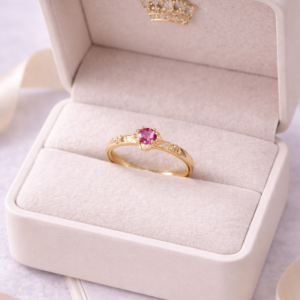 Anillo Rosita 1.4 Gr Todas Las Medidas 18K